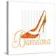 Barcelona Shoe-Elle Stewart-Stretched Canvas