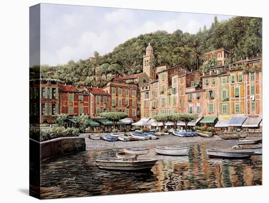 Barche a Portofino-Guido Borelli-Premier Image Canvas