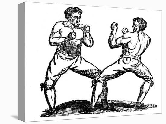 Bare-Knuckle Boxing, C18th Century-null-Premier Image Canvas