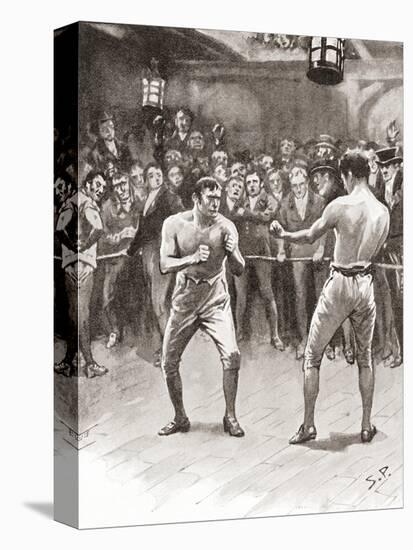 Bare-Knuckle Boxing in the 19th Century. Aka Bare-Knuckle, Prizefighting, or Fisticuffs, it Was…-null-Premier Image Canvas