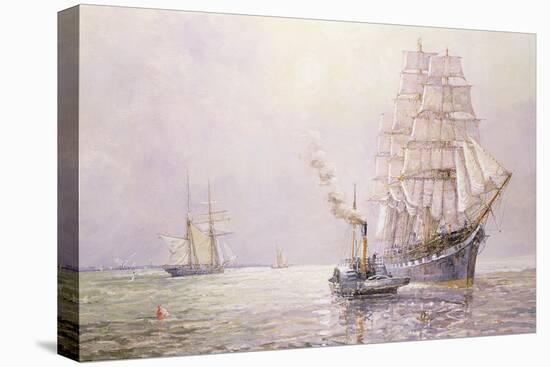 Bargaining for a Tow, 'The Tamar', C.1897-John Sutton-Premier Image Canvas