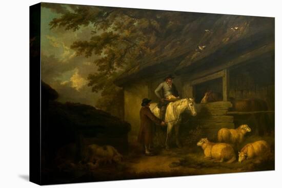 Bargaining for Sheep, 1794 (Oil on Canvas)-George Morland-Premier Image Canvas