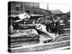 Barge Family on a Dumpy Barge, London, C1905-null-Premier Image Canvas