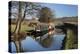 Barges on the Monmouthshire and Brecon Canal-Stuart Black-Premier Image Canvas