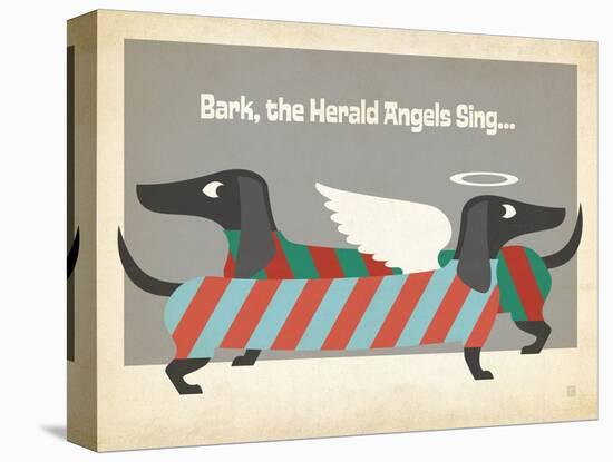 Bark The Herald Angels-Anderson Design Group-Stretched Canvas