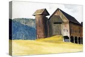 Barn and Silo, Vermont-Edward Hopper-Premier Image Canvas