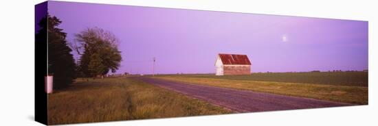 Barn in a Field, Illinois, USA-null-Premier Image Canvas