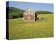 Barn in Rape Field in Summer, Lofoten, Nordland, Arctic Norway, Scandinavia, Europe-Dominic Webster-Premier Image Canvas