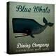 Barnacle Whale Diving Co-Ryan Fowler-Stretched Canvas