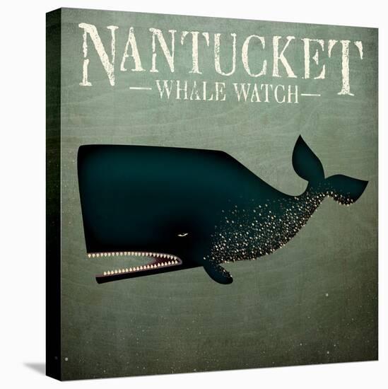 Barnacle Whale Nantucket-Ryan Fowler-Stretched Canvas