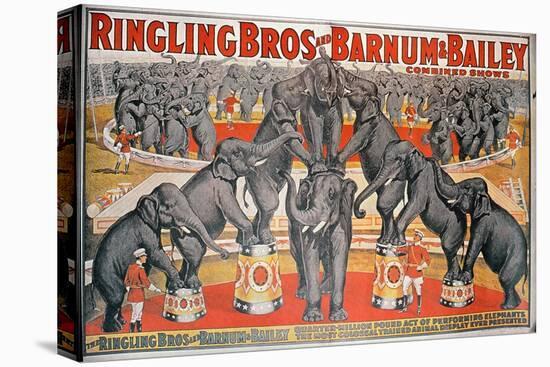 Barnum and Bailey Circus Poster-American School-Premier Image Canvas