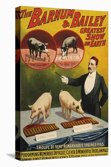 Barnum and Bailey, Poster, 1900-null-Premier Image Canvas