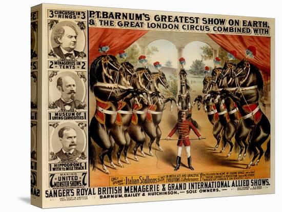 Barnum's Greatest Show on Earth, 1882-null-Premier Image Canvas