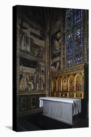 Baroncelli Chapel, Baroncelli Polyptych Above the Altar, Ca 1328-Giotto di Bondone-Premier Image Canvas