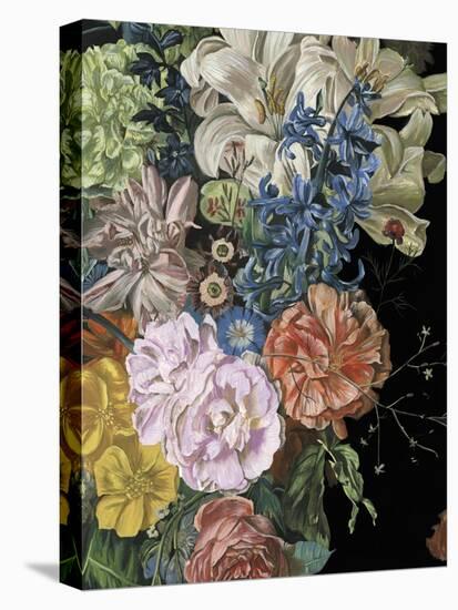 Baroque Floral II-Melissa Wang-Stretched Canvas