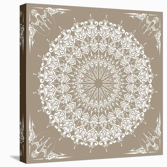 Baroque Mandala-null-Stretched Canvas