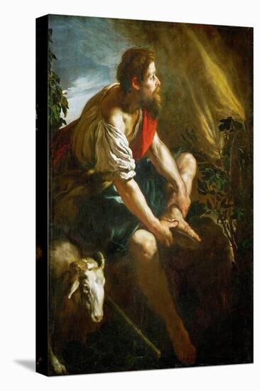 Baroque : Moses before the Burning Bush Par Fetti, Domenico (1588/90-1623), C. 1616-1617. Oil on Ca-Domenico Fetti or Feti-Premier Image Canvas