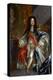 Baroque : Portrait of Charles II of England (1630-1685), in the Robes of the Order of the Garter Pa-Godfrey Kneller-Premier Image Canvas