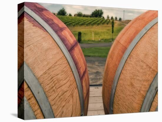 Barrels in Walla Walla Wine Country, Walla Walla, Washington, USA-Richard Duval-Premier Image Canvas