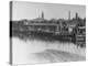 Barrels of Guiness's Stout Sitting in Front of the Brewery on the River Liffey, Dublin-William Vandivert-Premier Image Canvas