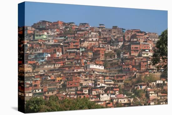 Barrios, Slums of Caracas on the Hillside, Caracas, Venezuela-Keren Su-Premier Image Canvas