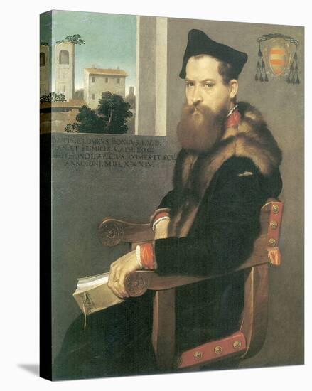 Bartolommeo Bonghi-Giovanni Battista Moroni-Stretched Canvas