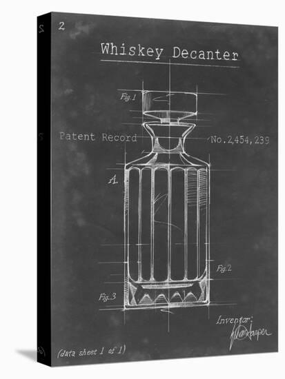 Barware Blueprint VII-Ethan Harper-Stretched Canvas