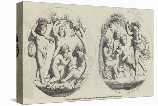 Bas-Reliefs Designed by Mr Henning for the Decoration of the Mansion-House-null-Premier Image Canvas