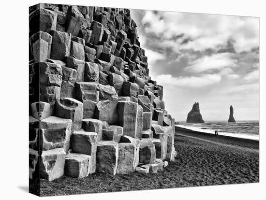 Basalt Columns and Sea Stacks, Reynisfjara, Iceland-Nadia Isakova-Premier Image Canvas
