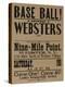 Base Ball Between Websters, 1900 Baseball Poster-null-Premier Image Canvas