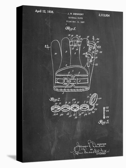 Baseball Glove Patent 1937-null-Stretched Canvas