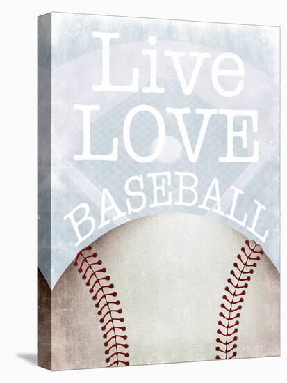 Baseball Love-Marcus Prime-Stretched Canvas