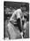 Baseball Player Joe Di Maggio Kneeling in His New York Yankee Uniform-Alfred Eisenstaedt-Premier Image Canvas