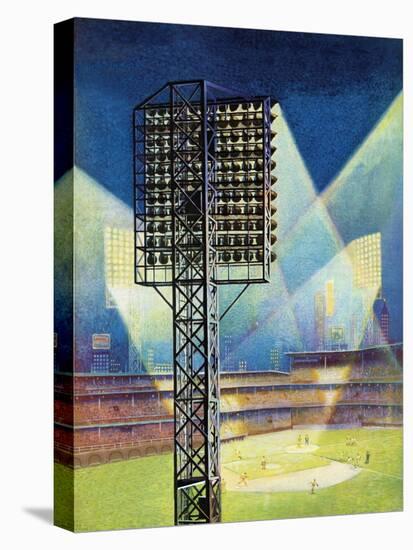 "Baseball Stadium at Night," June 28, 1941-Roy Hilton-Premier Image Canvas