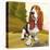 Bashful Basset-Kim Curinga-Stretched Canvas