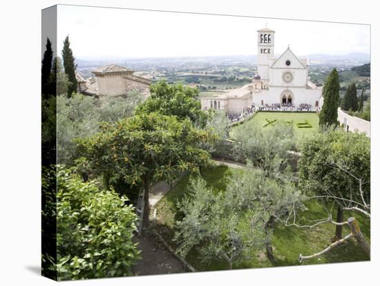 Basilica of San Francesco, and the Valley of Peace, Assisi, Umbria, Italy-Olivieri Oliviero-Premier Image Canvas