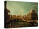 Basilica of Vicenza and the Rialto Bridge-Canaletto-Premier Image Canvas