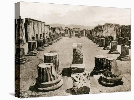 Basilica, Pompeii, Italy, C1900s-null-Premier Image Canvas