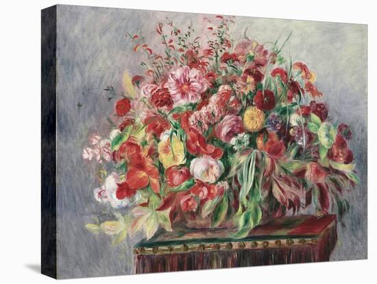 Basket of Flowers, 1890-Pierre-Auguste Renoir-Premier Image Canvas