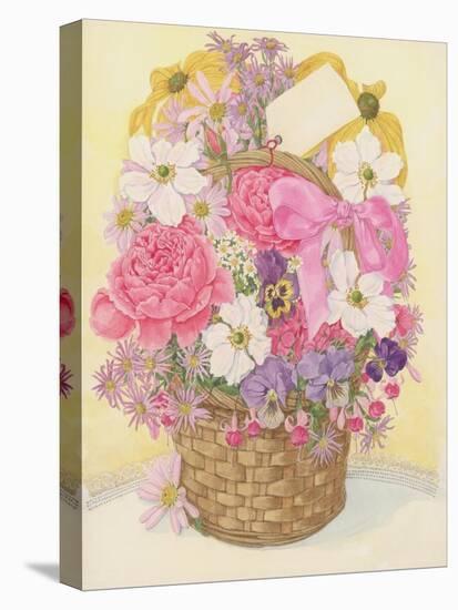 Basket of Flowers, 1995-Linda Benton-Premier Image Canvas