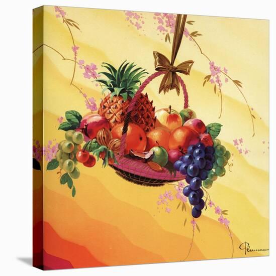 Basket of Fruit-null-Stretched Canvas