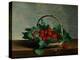 Basket of Strawberries-Johan Laurentz Jensen-Premier Image Canvas