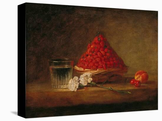 Basket with Wild Strawberries, circa 1761-Jean-Baptiste Simeon Chardin-Premier Image Canvas