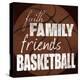 Basketball Friends-Lauren Gibbons-Stretched Canvas