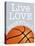 Basketball Love-Marcus Prime-Stretched Canvas
