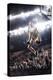Basketball Player in Action Flying High and Scoring-Eugene Onischenko-Premier Image Canvas