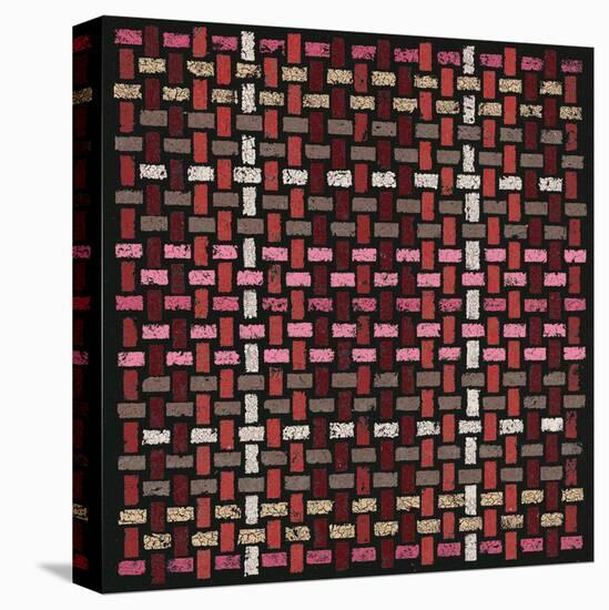 Basketweave Straight (Red)-Susan Clickner-Stretched Canvas