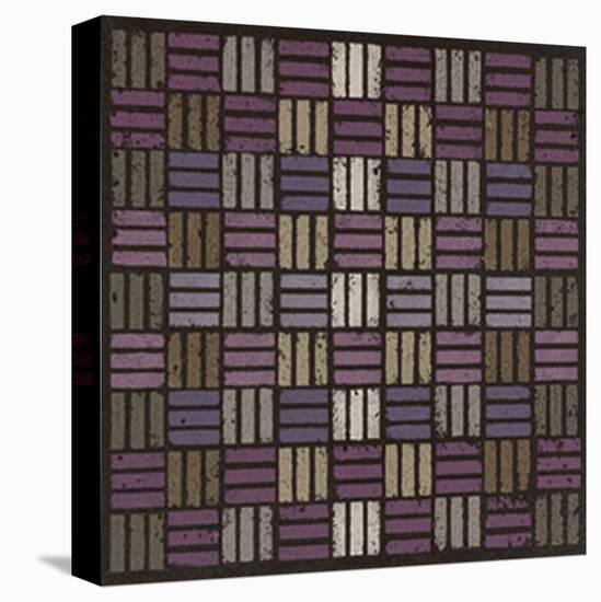 Basketweave Triple Play - Plum-Susan Clickner-Stretched Canvas