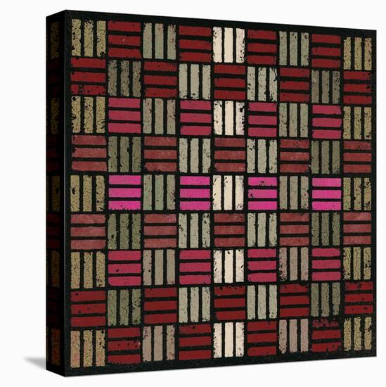 Basketweave Triple Play (Red)-Susan Clickner-Stretched Canvas