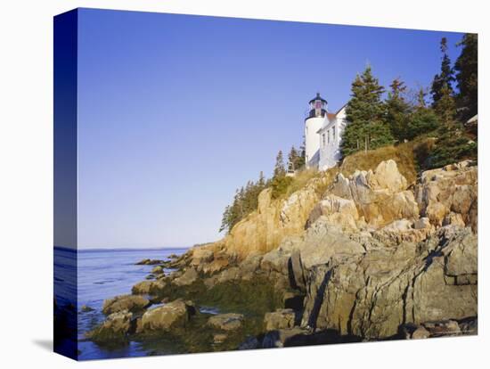 Bass Harbour Lighthouse, Acadia National Park, Maine, New England, USA-Roy Rainford-Premier Image Canvas